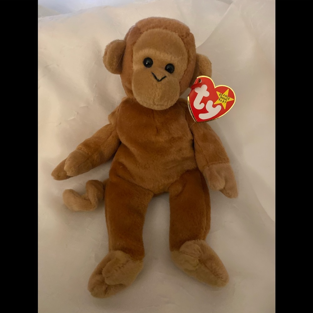 1995 Bongo Monkey ty beanie babies baby original
